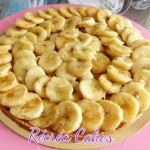 Bananes rôties , fond de tarte speculoos