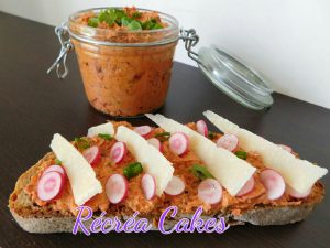 Tartine de chorizo sur pain de campagne bio