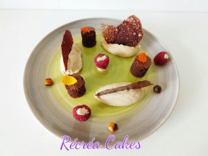 Mousse aux cèpes et brownie