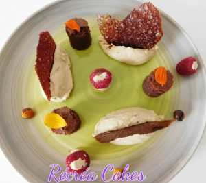 Dessert à l'assiette aux cèpes ;)